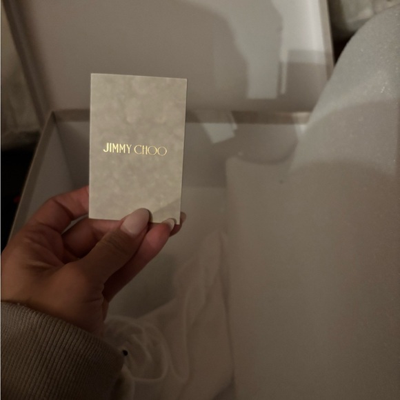 Jimmy Choo Silver Glitter Heels bridal - Picture 10 of 10